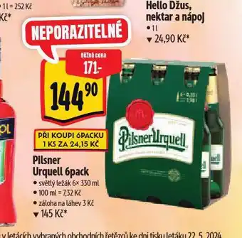Albert Pivo pilsner urquell nabídka