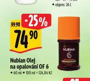 Albert Nubian olej na opalování nabídka