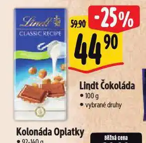 Albert Lindt čokoláda nabídka