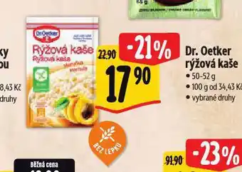 Albert Dr. oetker rýžová kaše nabídka