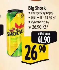 Albert Big shock! energetický nápoj nabídka