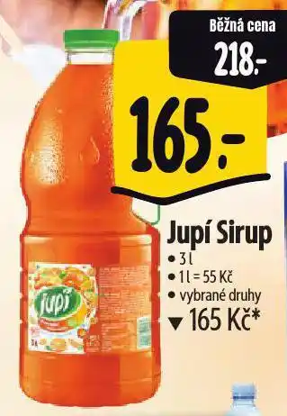Albert Jupí sirup nabídka