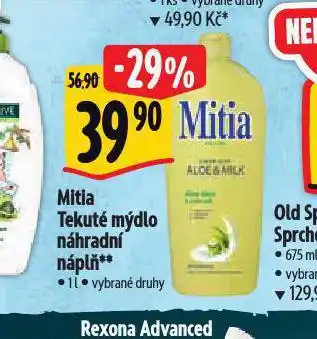 Albert Mitia tekuté mýdlo nabídka