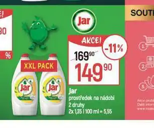 Globus Jar prostředek na nádobí nabídka