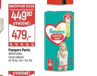 Globus Pampers dětské plenky nabídka