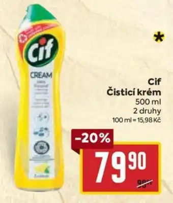 Billa Cif Čisticí krém nabídka
