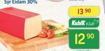 Kubík potraviny Sýr Eidam 30% nabídka