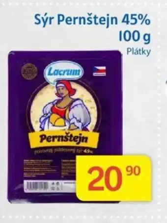 Kubík potraviny Sýr Pernštejn 45% 100 g nabídka