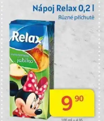 Kubík potraviny Nápoj Relax 0,2L nabídka