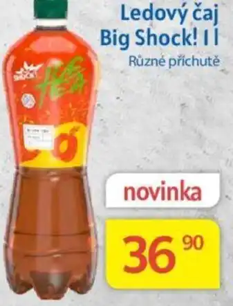 Kubík potraviny Ledový čaj Big Shock! 1L nabídka