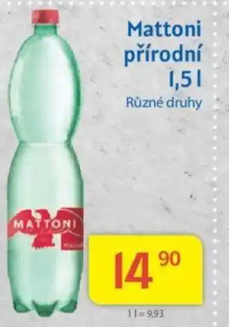 Kubík potraviny Mattoni přírodní 1.5L nabídka