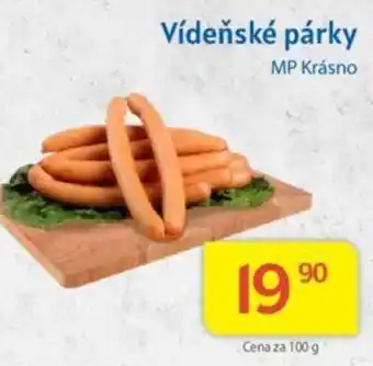 Kubík potraviny Vídeňské párky nabídka