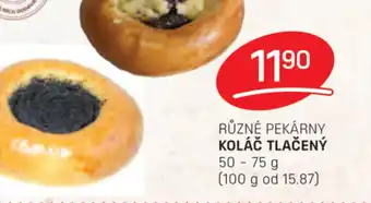 Flop RŮZNÉ PEKÁRNY KOLÁČ TLAČENÝ nabídka