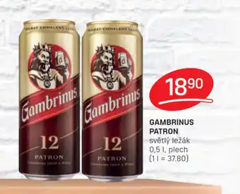 Flop GAMBRINUS PATRON 0.5L nabídka