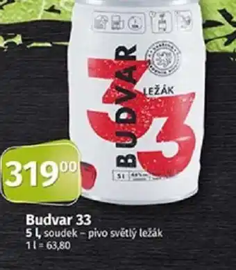 COOP TIP Budvar 33 5L nabídka