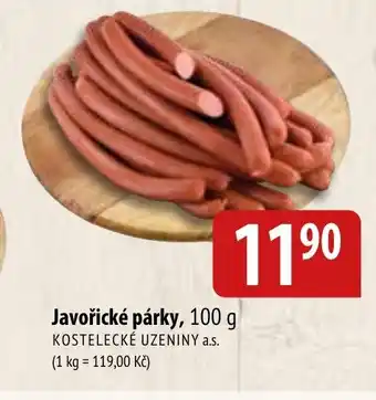 Bala Javořické párky nabídka