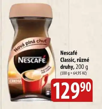 Bala Nescafé Classic, různé druhy nabídka