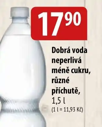 Bala Dobrá voda neperlivá méně cukru, různé příchutě, 1,5 L nabídka