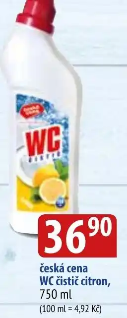 Bala česká cena WC čistič citron nabídka