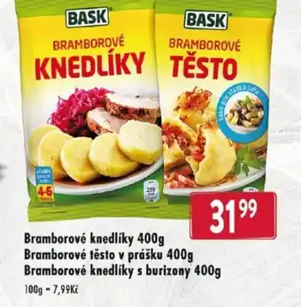 Qanto Bramborové knedlíky 400g Bramborové těsto v prášku 400g Bramborové knedlíky s burizony 400g nabídka