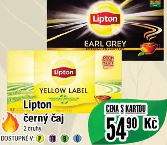 Tamda Foods Lipton černý čaj nabídka