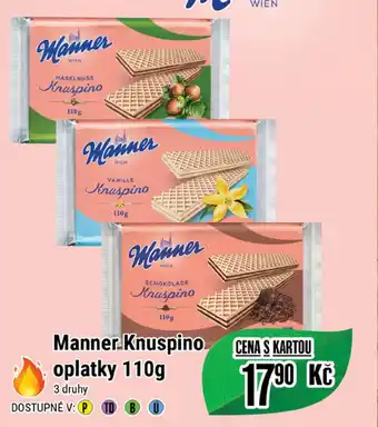 Tamda Foods Manner Knuspino oplatky 110g nabídka