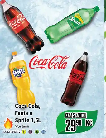 Tamda Foods Coca Cola, Fanta a Sprite 1,5L nabídka