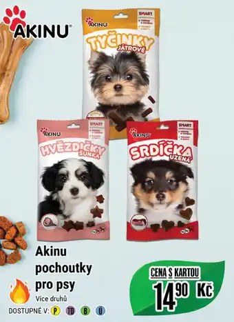 Tamda Foods Akinu pochoutky pro psy nabídka