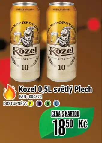 Tamda Foods Kozel 0,5L světlý Plech nabídka