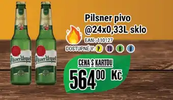 Tamda Foods Pilsner pivo @24x0,33L sklo nabídka