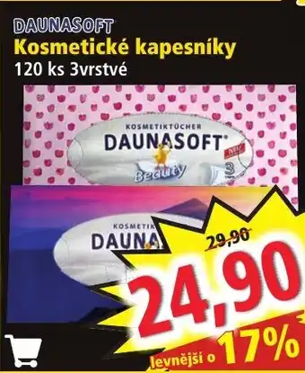 Norma DAUNASOFT Kosmetické kapesníky nabídka