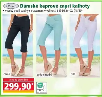 Norma Dámské keprové capri kalhoty nabídka
