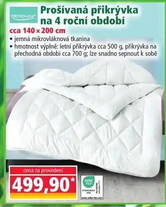 Norma Prošívaná přikrývka na 4 roční období nabídka