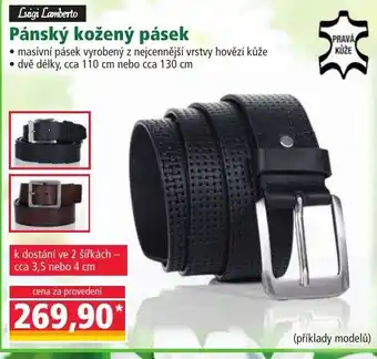 Norma Pánský kožený pásek nabídka