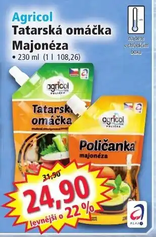 Norma Agricol Tatarská omáčka Majonéza nabídka