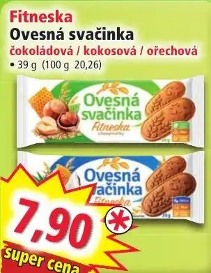 Norma Fitneska Ovesná svačinka čokoládová / kokosová / ořechová nabídka