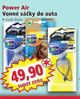 Norma Power Air Vonné sáčky do auta nabídka