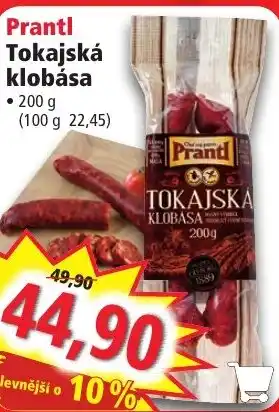 Norma Prantl Tokajská klobása nabídka