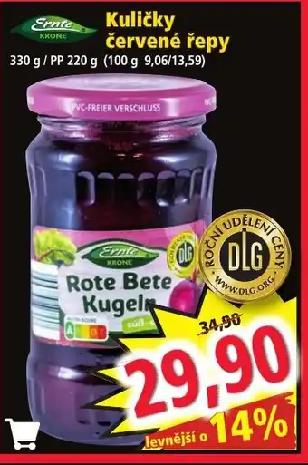 Norma Kuličky červené řepy nabídka