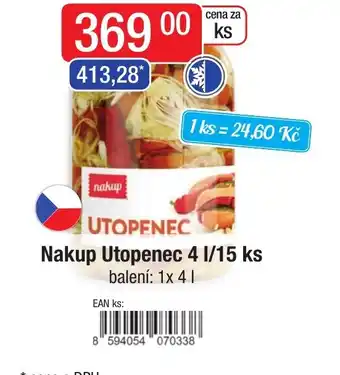 Qanto Nakup Utopenec 4 l/15 ks nabídka