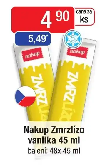Qanto Nakup Zmrzlízo vanilka 45 ml nabídka