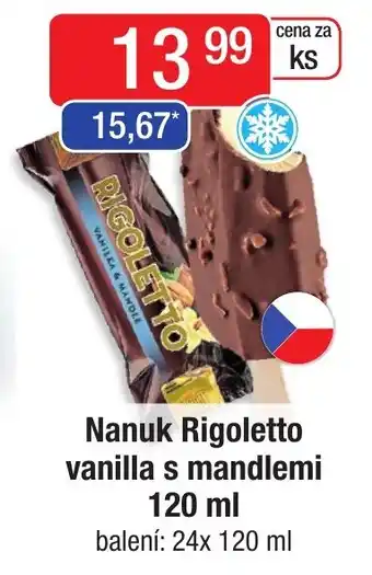 Qanto Nanuk Rigoletto vanilla s mandlemi 120 ml nabídka