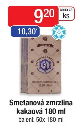 Qanto Smetanová zmrzlina kakaová 180 ml nabídka