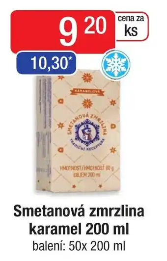 Qanto Smetanová zmrzlina karamel 200 ml nabídka