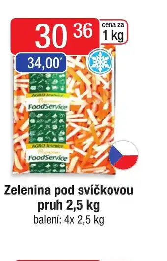 Qanto Zelenina pod svíčkovou pruh 2,5 kg nabídka