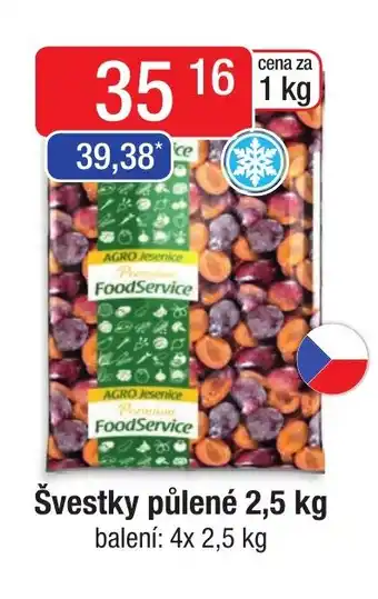 Qanto Švestky půlené 2,5 kg nabídka