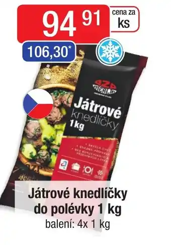 Qanto Játrové knedlíčky do polévky 1 kg nabídka
