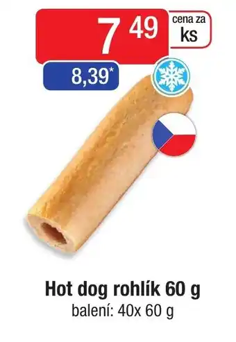 Qanto Hot dog rohlík 60 g nabídka