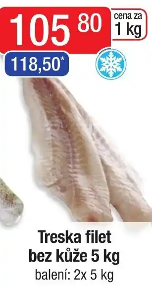 Qanto Treska filet bez kůže 5 kg nabídka