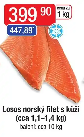 Qanto Losos norský filet s kůží (cca 1,1-1,4 kg) nabídka